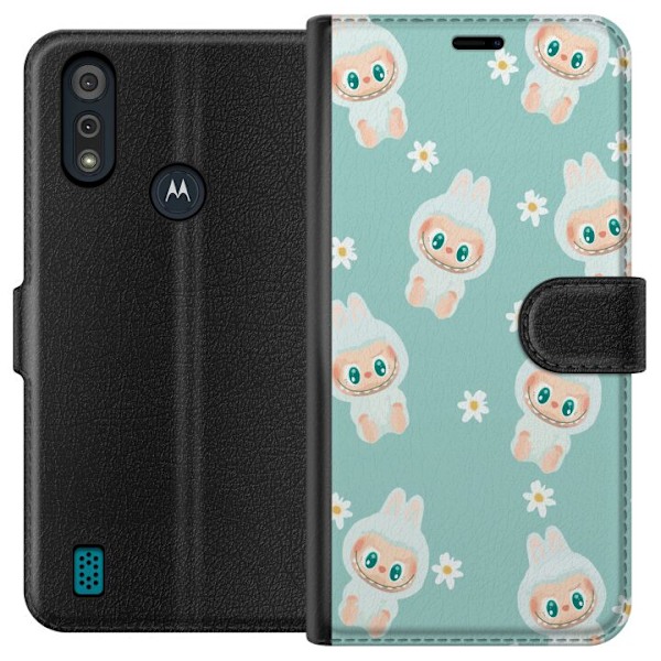 Motorola Moto E6i Tegnebogsetui Labubu Candy Vibes