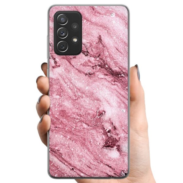 Samsung Galaxy A52 5G TPU Matkapuhelimen kuori Rosa