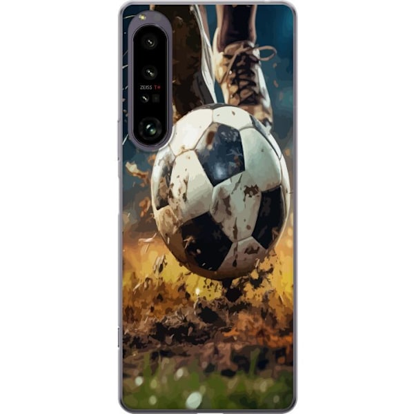 Sony Xperia 1 IV Gennemsigtig cover Fodbold