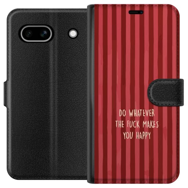 Yhteensopiva Lompakkokotelo Google Pixel 7a Gör det som gör dig glad punainen