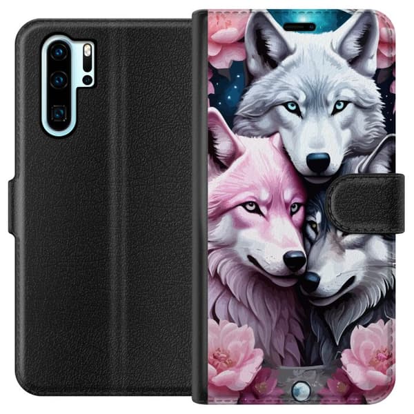 Kompatibelt Lommeboketui til Huawei P30 Pro Varger