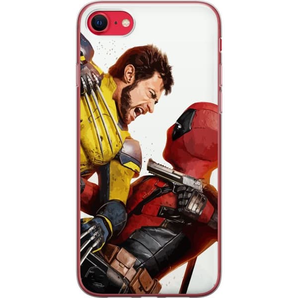 Kompatibelt Mobildeksel til Apple iPhone SE (2020) Deadpool & Wolverine