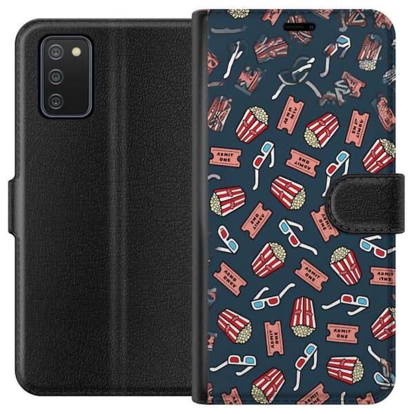 Kompatibel Tegnebogsetui til Samsung Galaxy A02s Biokväll blå