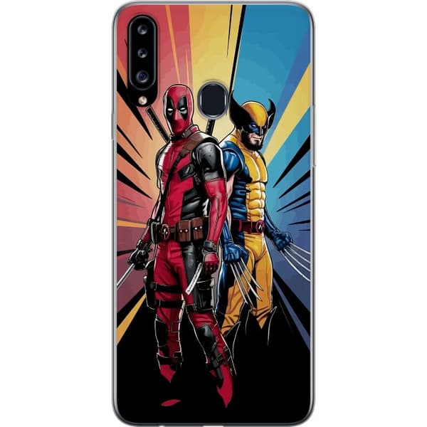 Kompatibelt Mobildeksel til Samsung Galaxy A20s Wolverine