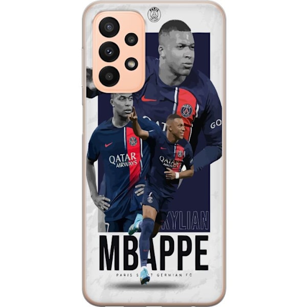 Samsung Galaxy A23 Läpinäkyvä kuori Kylian Mbappé