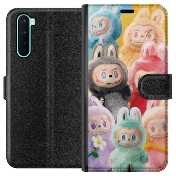 OnePlus Nord Plånboksfodral Labubu Sketch Style – Handritat