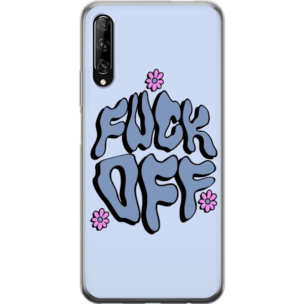 Huawei P smart Pro 2019 Läpinäkyvä kuori Fuck Off