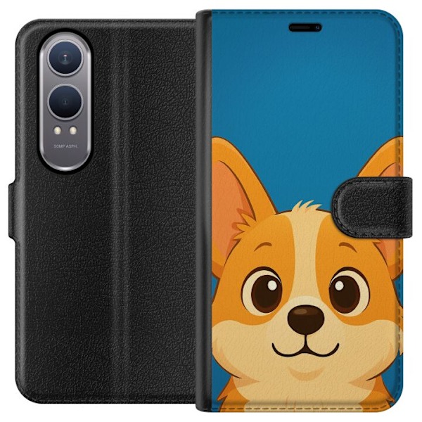 OnePlus Nord CE4 Lite Lompakkokotelo Hello Corgi