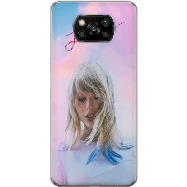 Xiaomi Poco X3 NFC Gennemsigtig cover Taylor Swift - Lover