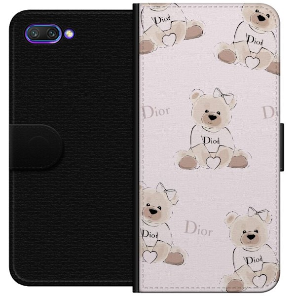 Honor 10 Tegnebogsetui Teddy Dior Vibes - luksuriøs bamse i m