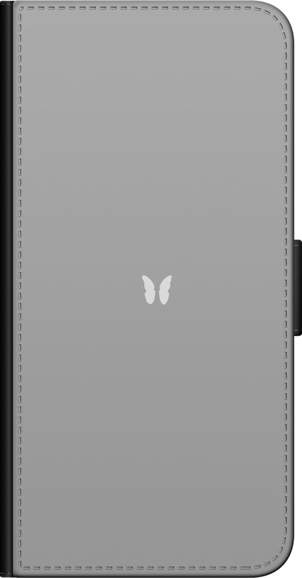 Kompatibel Tegnebogsetui til OnePlus 9 Pro Grå Sommerfugl