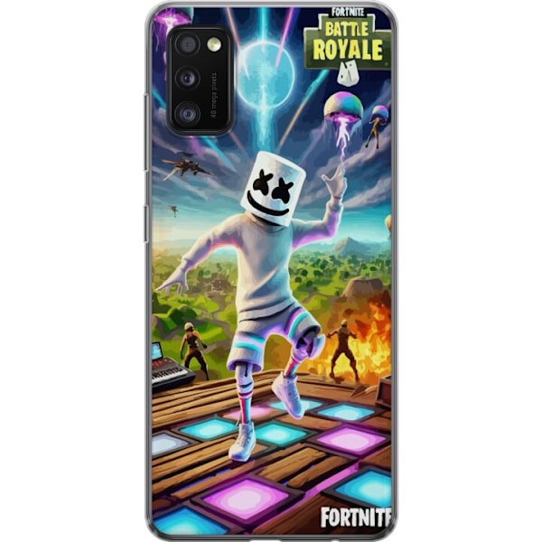 Samsung Galaxy A41 Genomskinligt Skal Fortnite