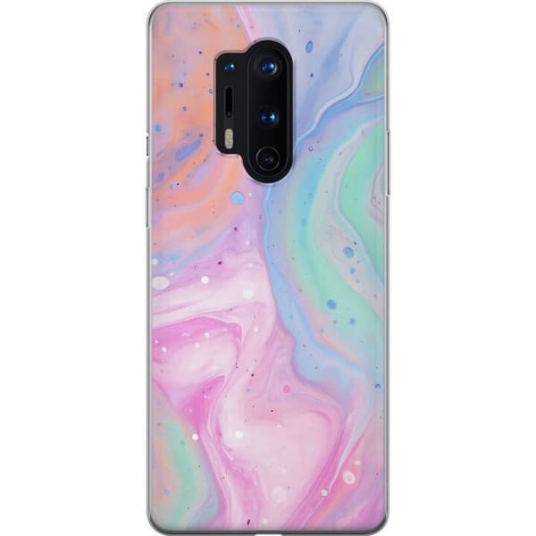 Kompatibelt Mobildeksel til OnePlus 8 Pro Pastellmarmor