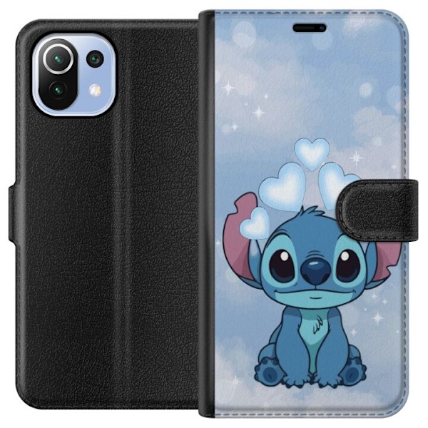 Xiaomi Mi 11 Lite Lompakkokotelo Stitch Hyppäävä Ilo - Haus