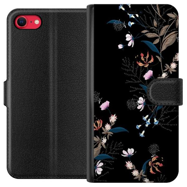 Apple iPhone 8 Lommeboketui Blomster