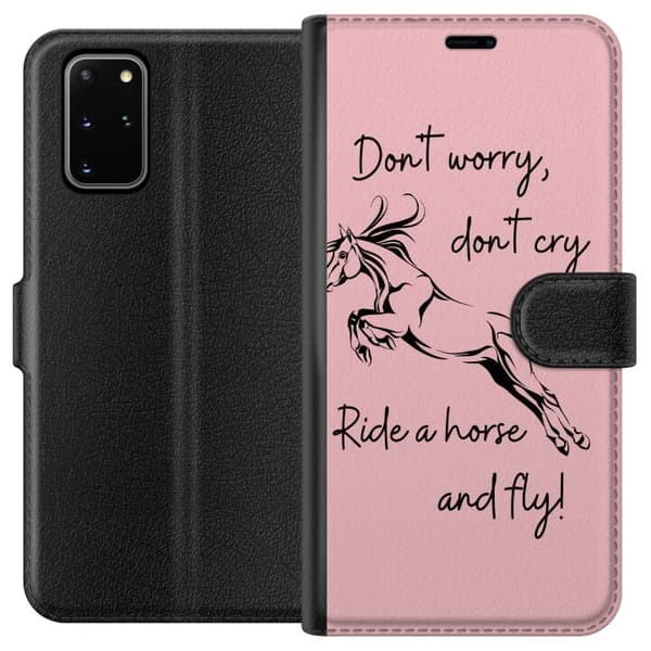 Kompatibel Tegnebogsetui til Samsung Galaxy S20+ Bare rolig