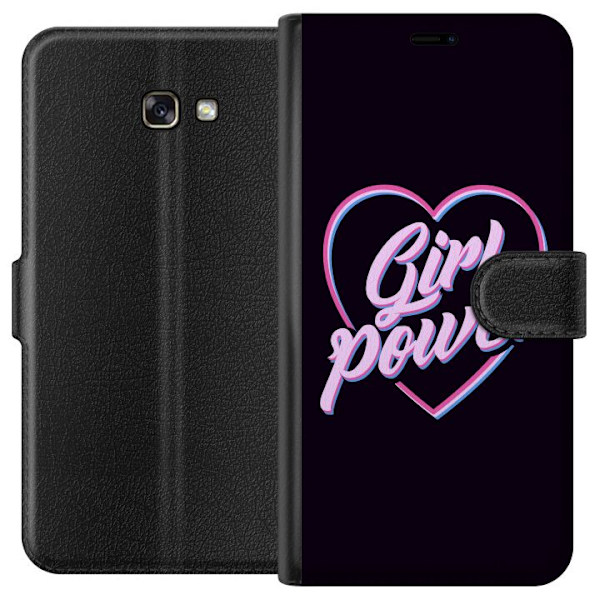 Samsung Galaxy A3 (2017) Tegnebogsetui Neon Pige Kraft