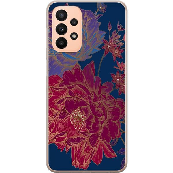 Kompatibelt Mobildeksel til Samsung Galaxy A23 Blomster