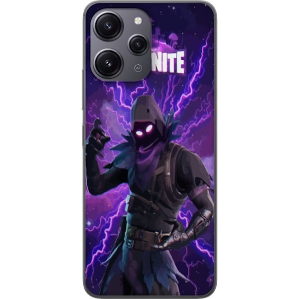 Xiaomi Redmi 12 Genomskinligt Skal Fortnite Raven – Mörk St