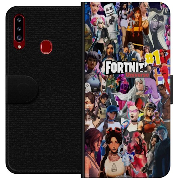 Samsung Galaxy A20s Plånboksfodral Fortnite