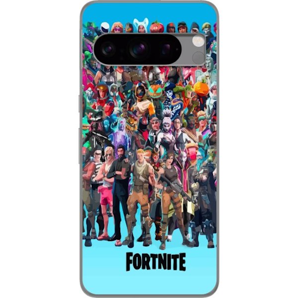 Google Pixel 8 Pro Läpinäkyvä kuori Fortnite