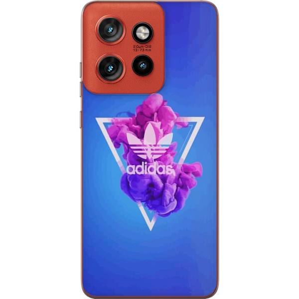 Motorola Edge 50 Neo Läpinäkyvä kuori Adidas-inspiroitunut