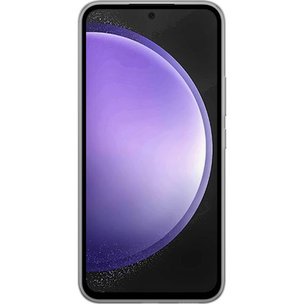 Samsung Galaxy S23 FE Läpinäkyvä kuori Labubu Sydän Taustakuva Pop Mart Rakkausteema Hahmodesign Suosittu Motiivi Keräilytaideteossarja