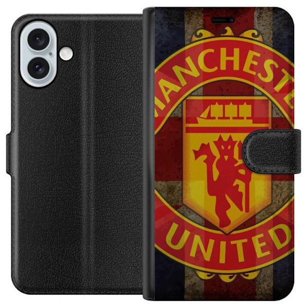 Apple iPhone 16 Plus Lommeboketui Manchester United FC