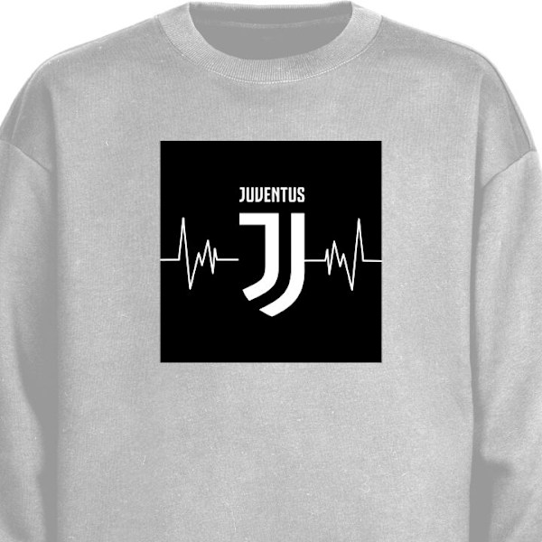 Sweatshirt til Voksne | Klassisk Collegebluse Juventus grå XXL