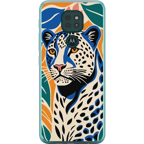 Motorola Moto G9 Play Genomskinligt Skal Majestic Leopard