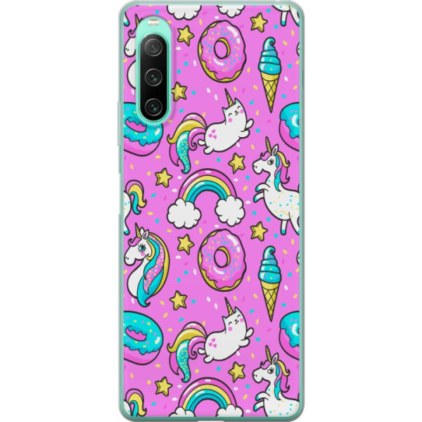 Sony Xperia 10 IV Gennemsigtig cover Enicorner