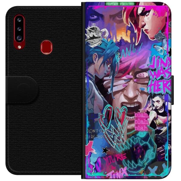 Kompatibel Tegnebogsetui til Samsung Galaxy A20s Arcane