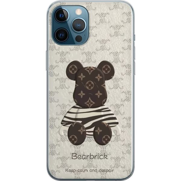 Kompatibel Mobilcover til Apple iPhone 12 Pro Max Bearbrick Design Legetøjsfigur Samlerobjekt