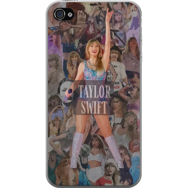 Apple iPhone 4s Läpinäkyvä kuori Taylor Swift