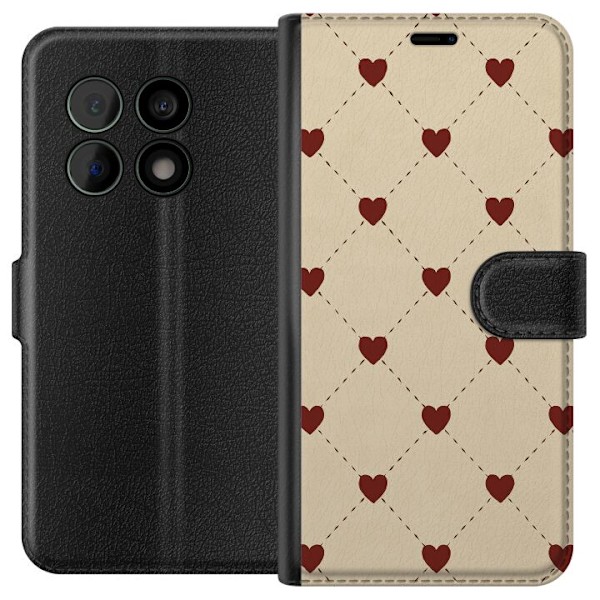 OnePlus 10 Pro Lommeboketui Hjertegrind