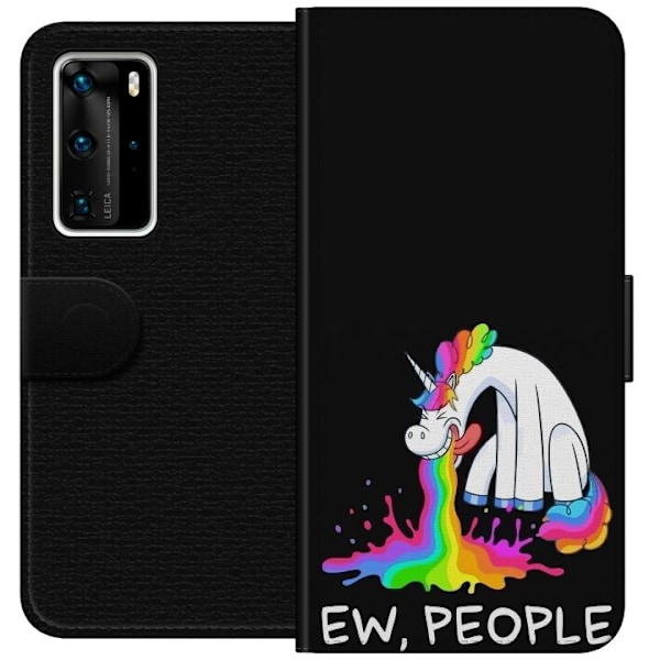 Huawei P40 Pro Lommeboketui EW People Unicorn