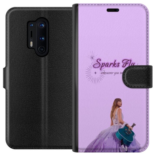 OnePlus 8 Pro Tegnebogsetui Taylor Swift - Sparks Fly