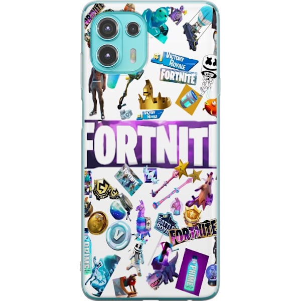 Motorola Edge 20 Lite Genomskinligt Skal Fortnite