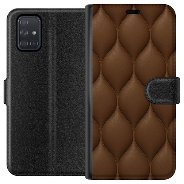 Samsung Galaxy A71 Plånboksfodral Cocoa Scales