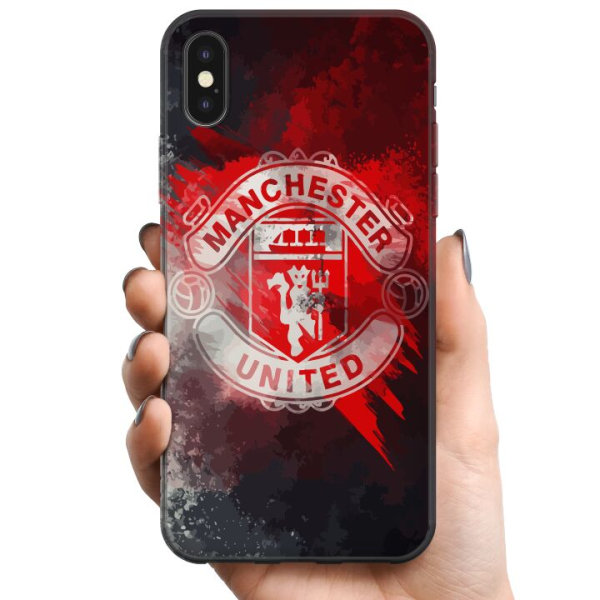 Apple iPhone X TPU Matkapuhelimen kuori Manchester United FC