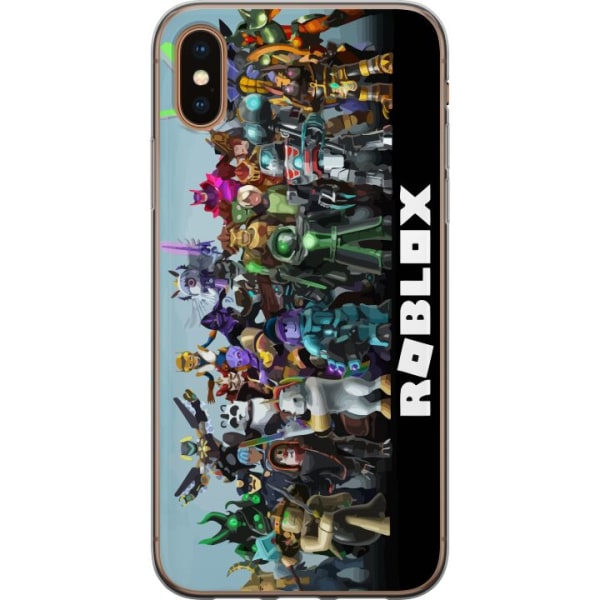 Apple iPhone XS Max Gennemsigtig cover Roblox-hold