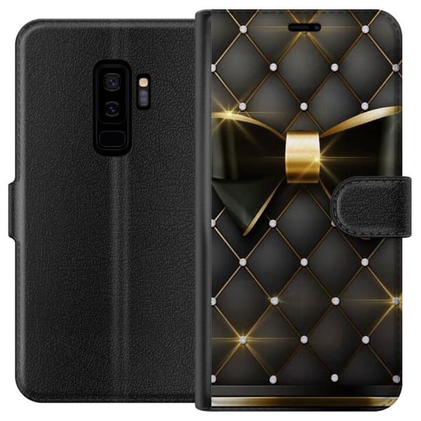 Kompatibel Tegnebogsetui til Samsung Galaxy S9+ Guldrosen