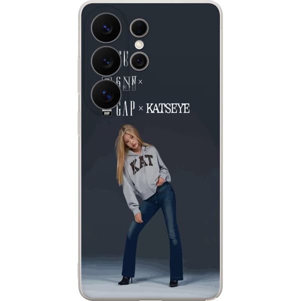 Kompatibelt Mobildeksel til Samsung Galaxy S26 Ultra KATSEYE blond modebild grå
