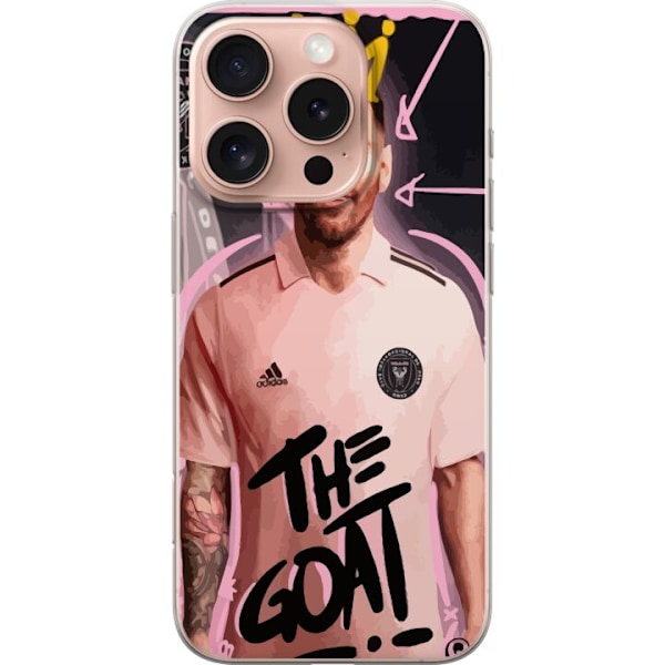 Apple iPhone 16 Pro Gennemsigtig cover Lionel Messi