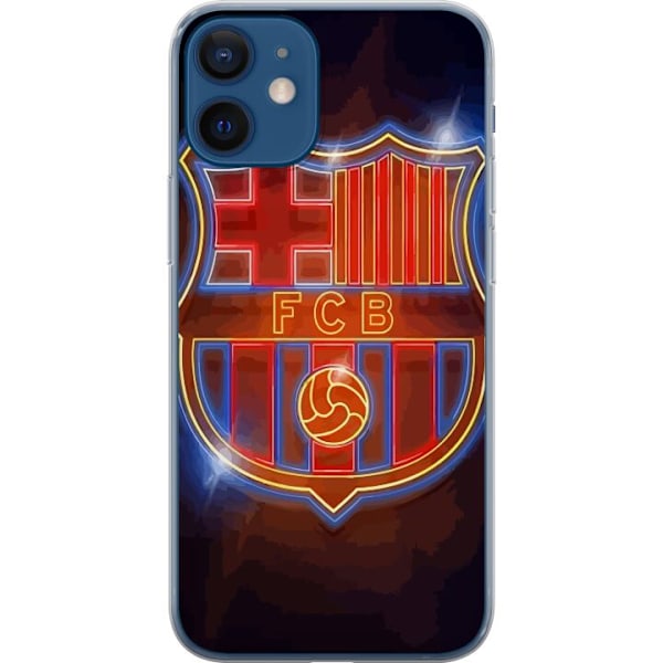 Apple iPhone 12 mini Gennemsigtig cover FC Barcelona