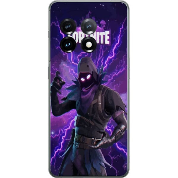 OnePlus 11 Genomskinligt Skal Fortnite Raven – Mörk Stridsikon från Battle Royale