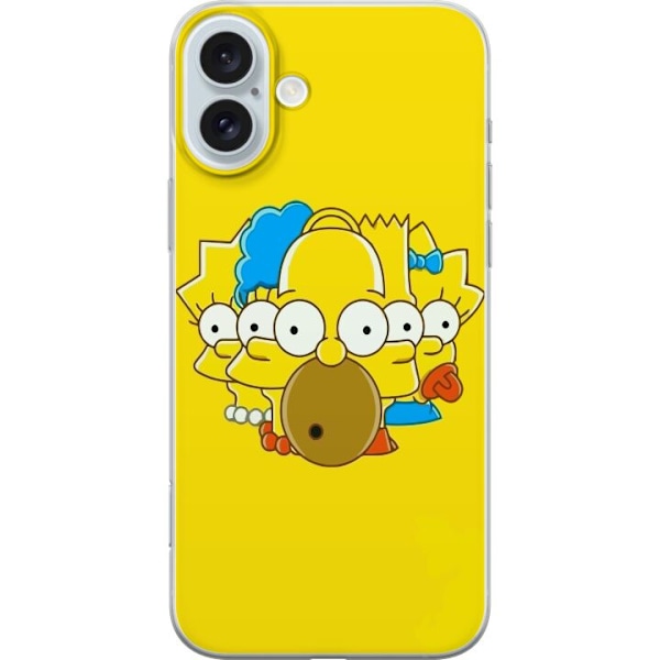 Apple iPhone 16 Plus Gjennomsiktig deksel Simpsons