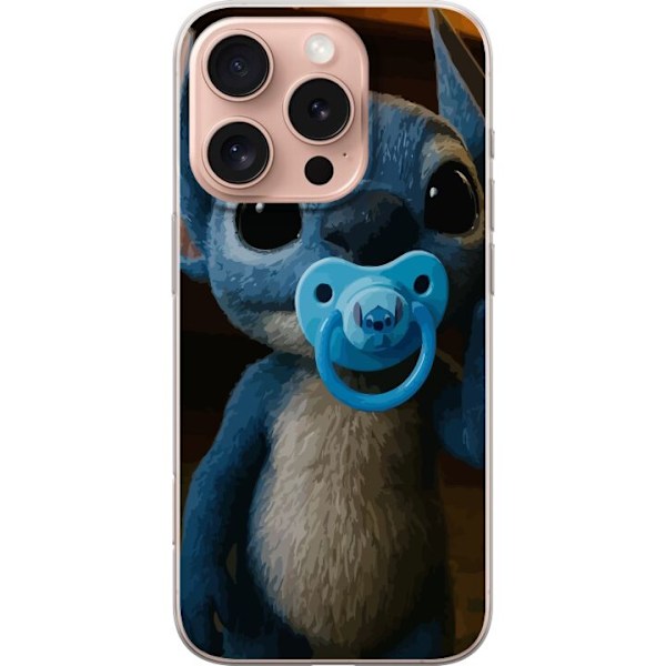 Apple iPhone 16 Pro Läpinäkyvä kuori Stitch & Napp - vauvateema söpöllä hahmolla