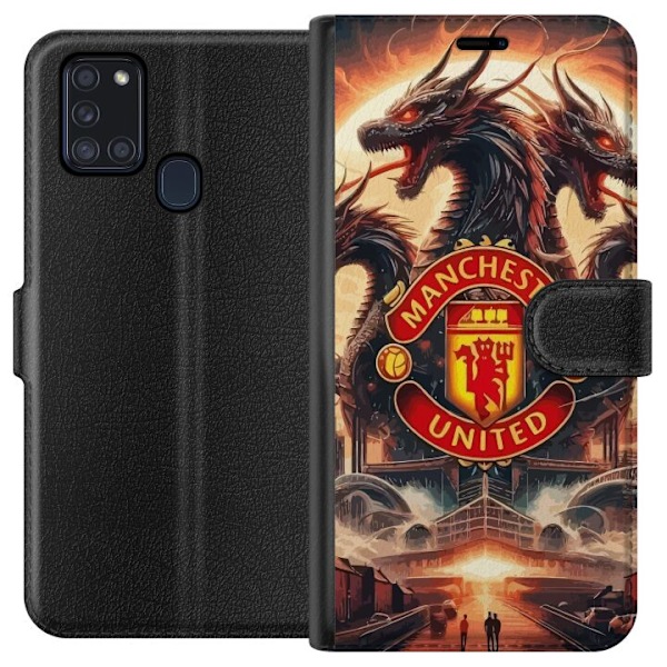 Samsung Galaxy A21s Lommeboketui Manchester United