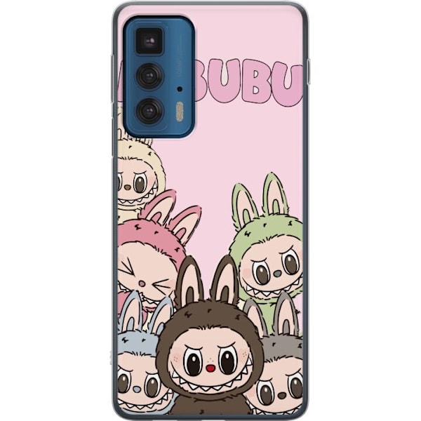 Motorola Edge 20 Pro Läpinäkyvä kuori Labubu Classics
